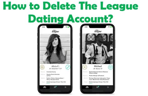 how to delete the league dating account